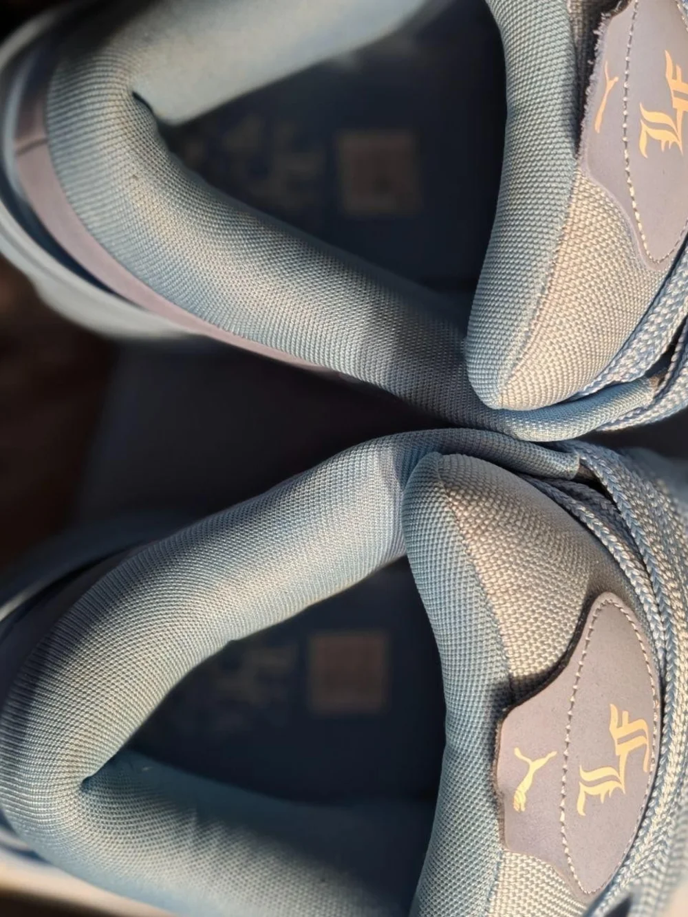 Puma LaFrance Low-Top Chunky Sneakers in Dusty Blue